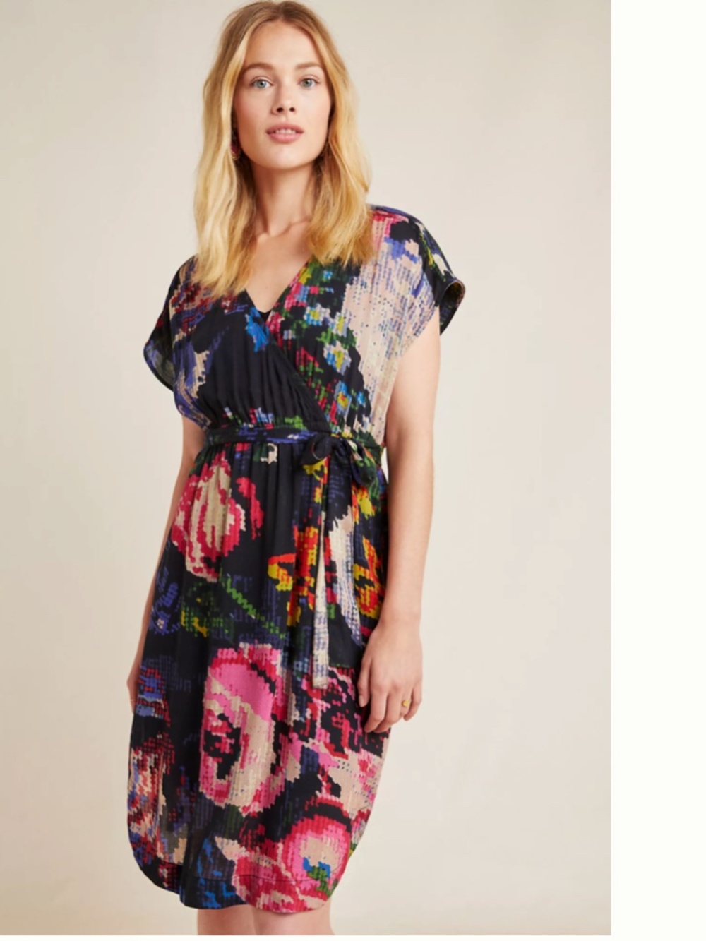 Anthropologie Astrid Floral Dress Size S